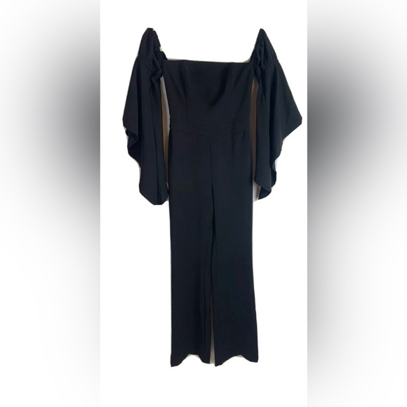 WHBM Off the shoulder batwing jumpsuit - Picture 2 of 6